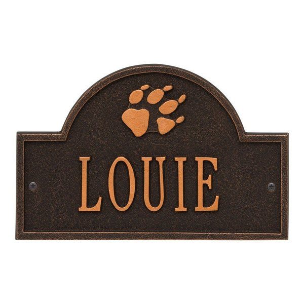 Paw Print Pet Wall Plaques